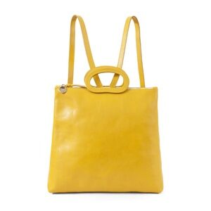 Clare V. Marcelle Backpack in Sunshine Rustic (Yellow)